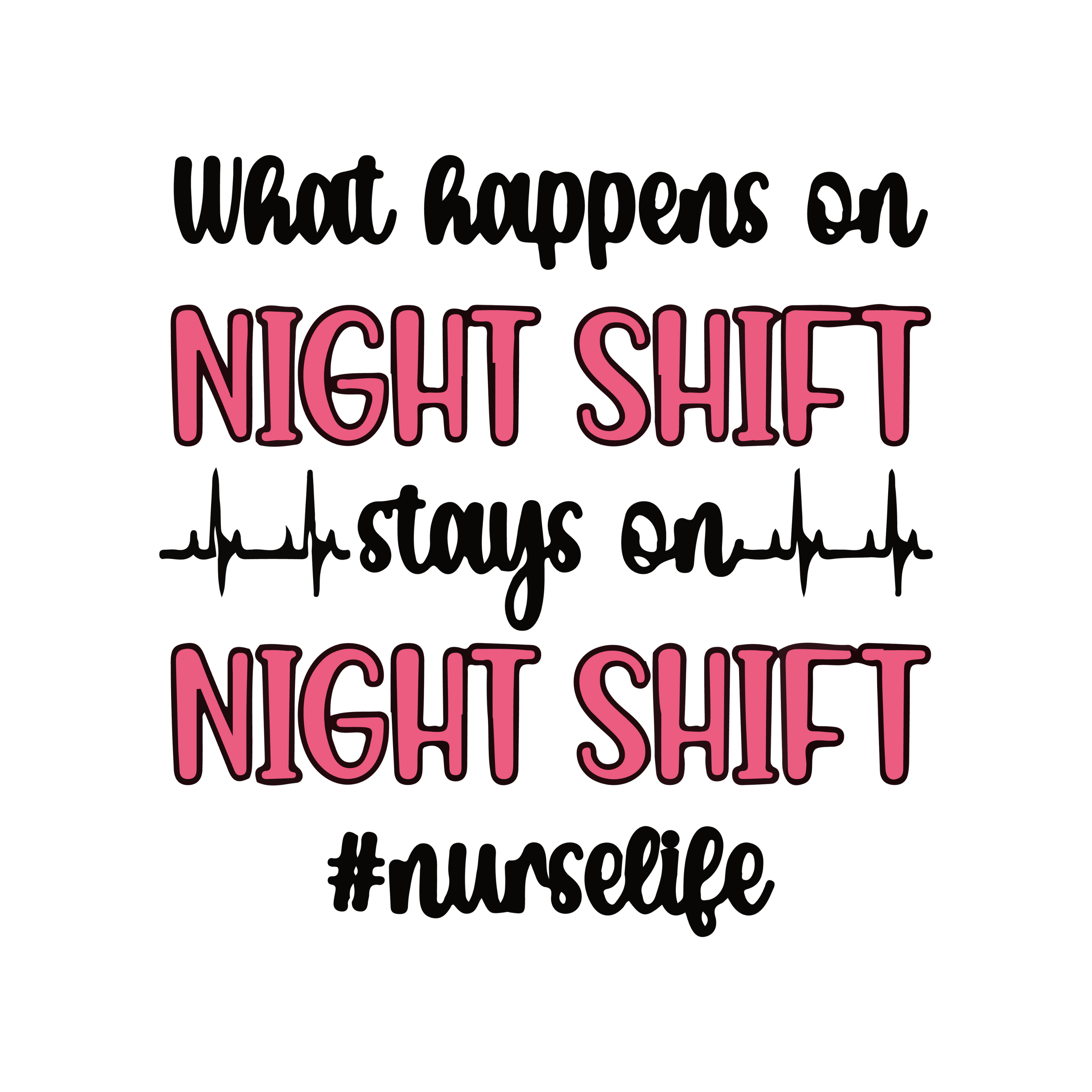 Stays on The Night Shift Throw Blanket