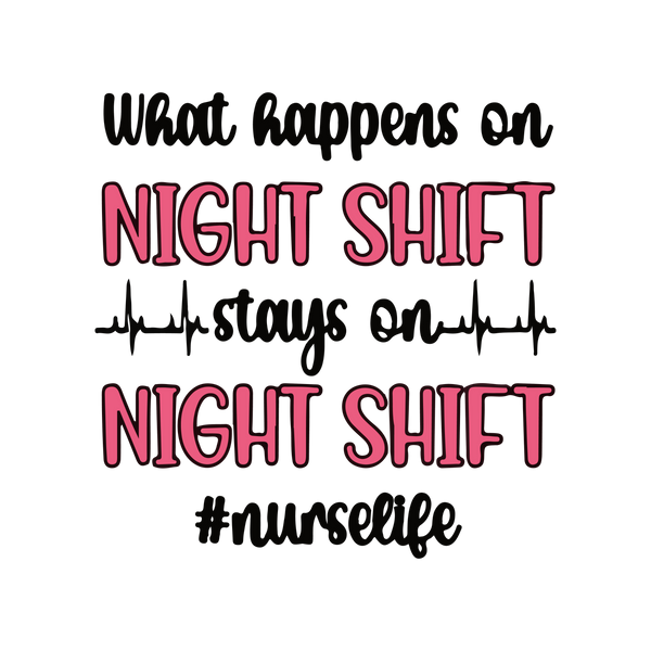 Stays on The Night Shift Throw Blanket