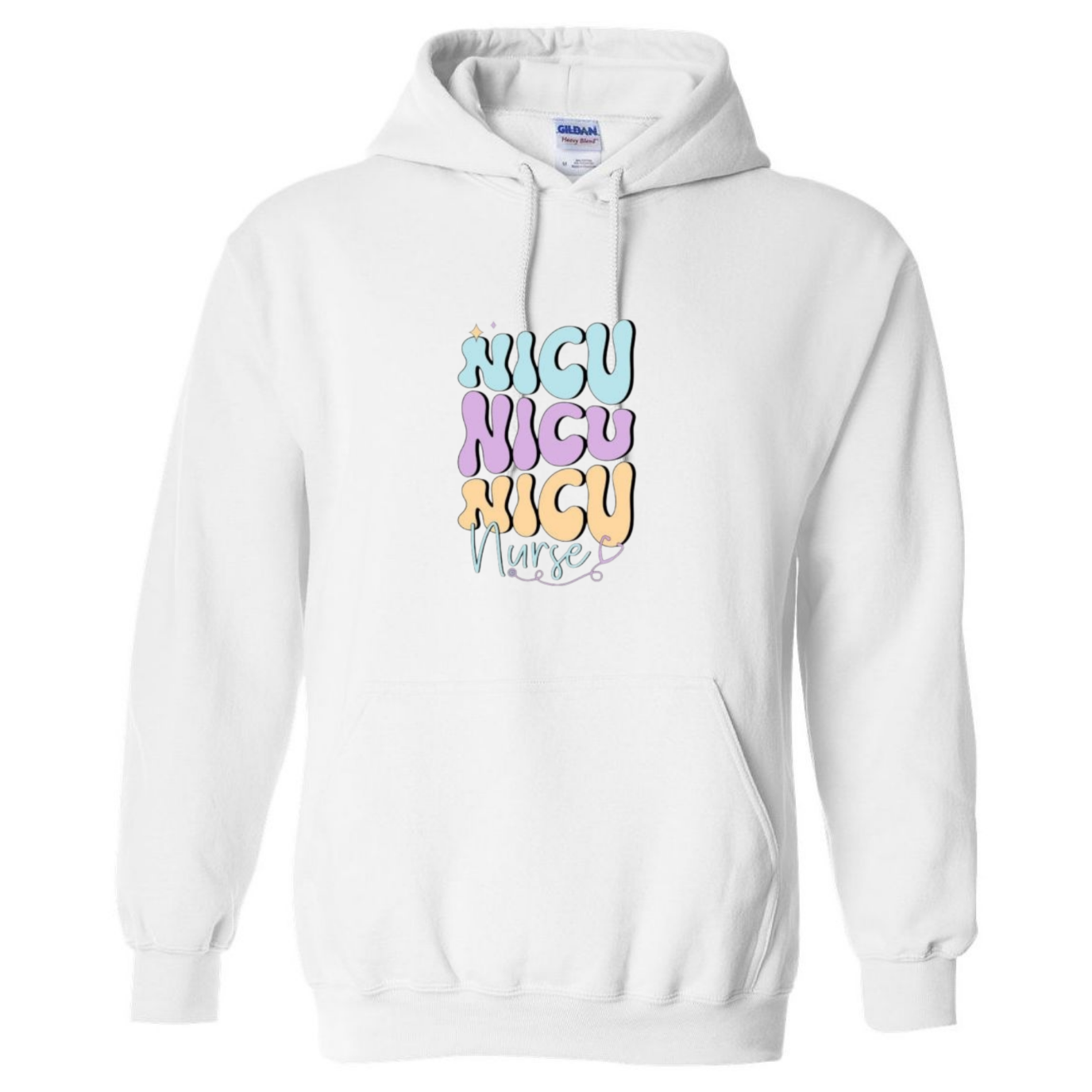 NICU NICU NICU Hooded Sweatshirt