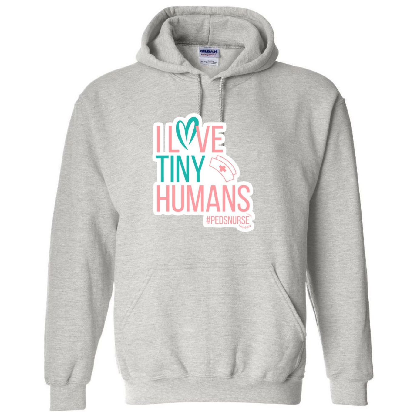 Love Tiny Humans Hooded Sweatshirt