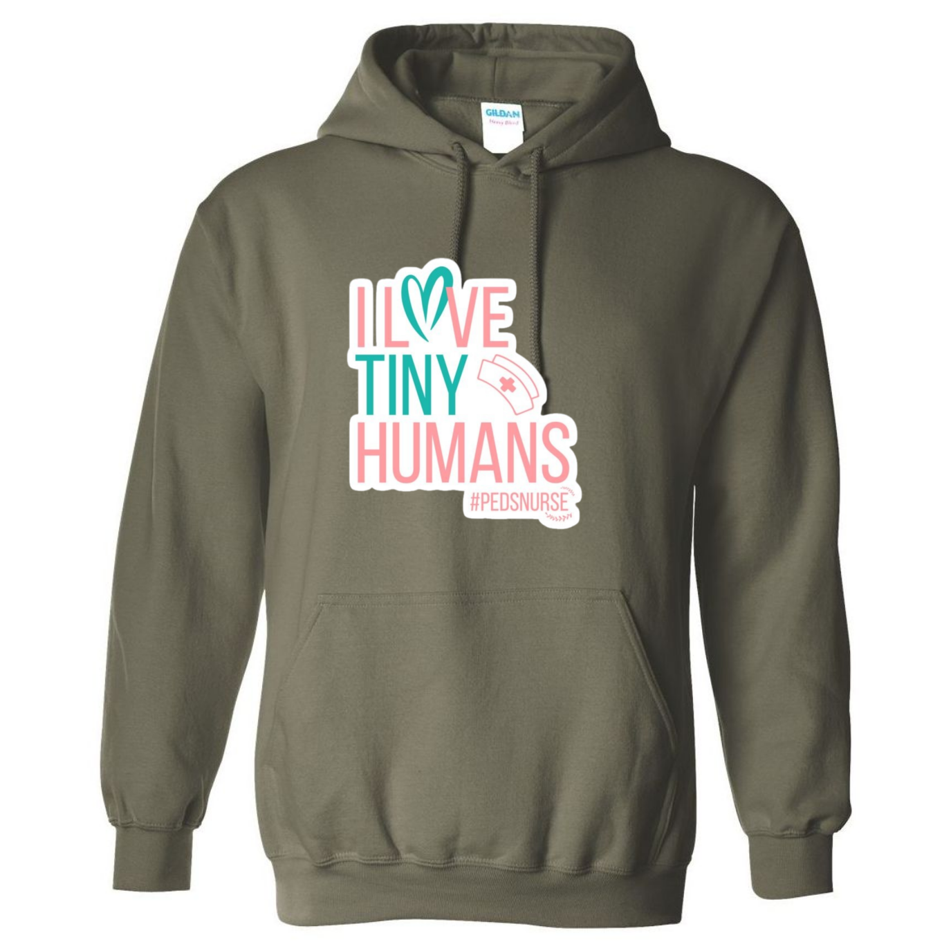 Love Tiny Humans Hooded Sweatshirt