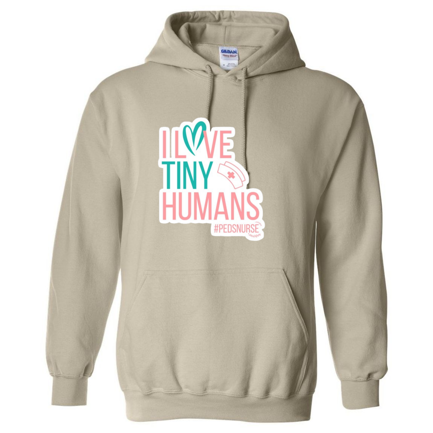 Love Tiny Humans Hooded Sweatshirt