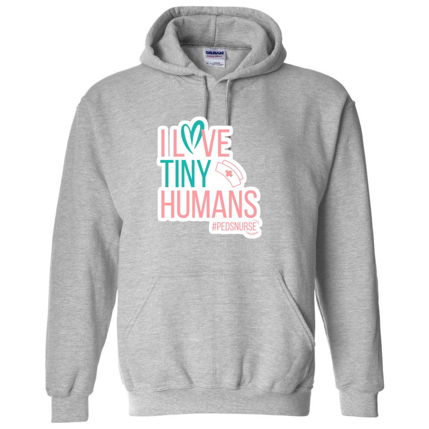 Love Tiny Humans Hooded Sweatshirt