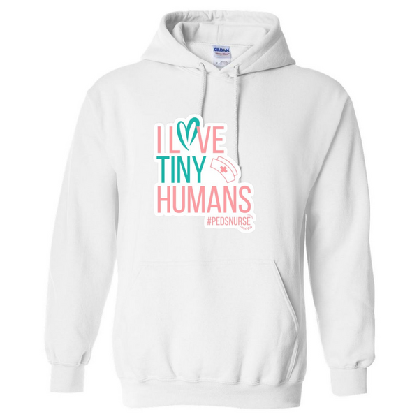 Love Tiny Humans Hooded Sweatshirt