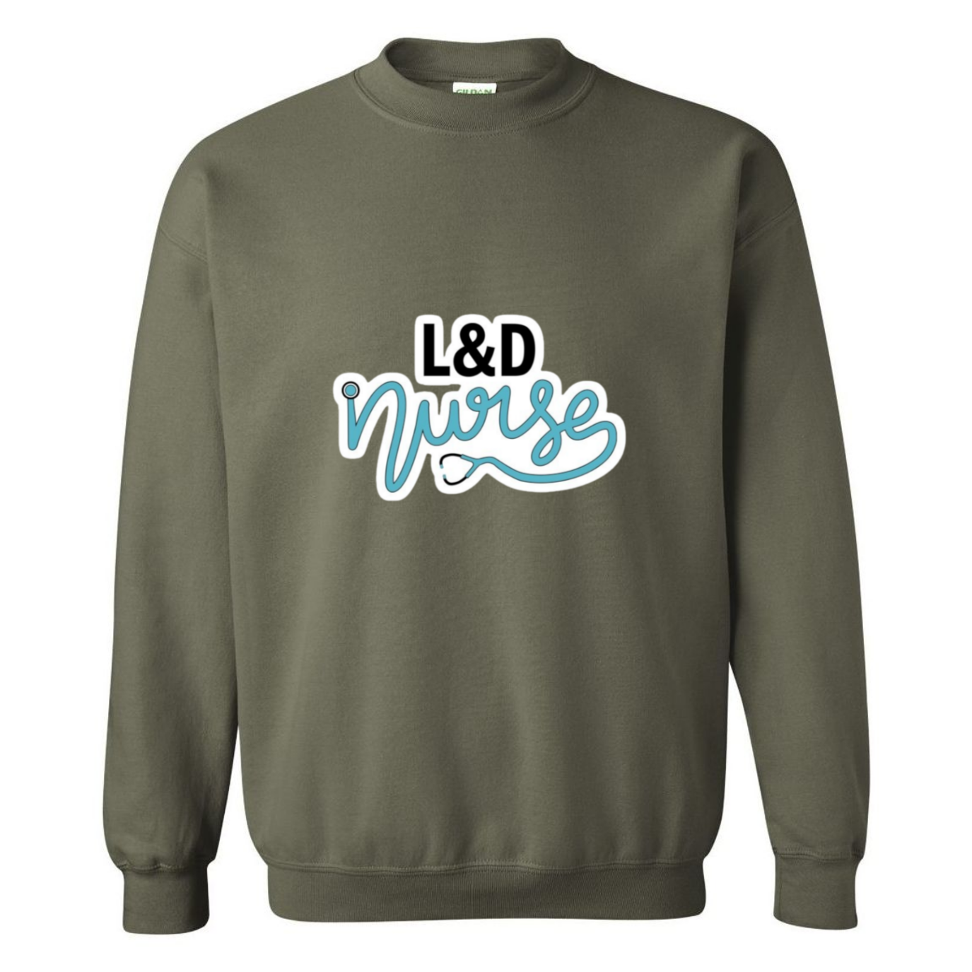Labor & Delivery Stethos Design Crewneck Sweatshirt