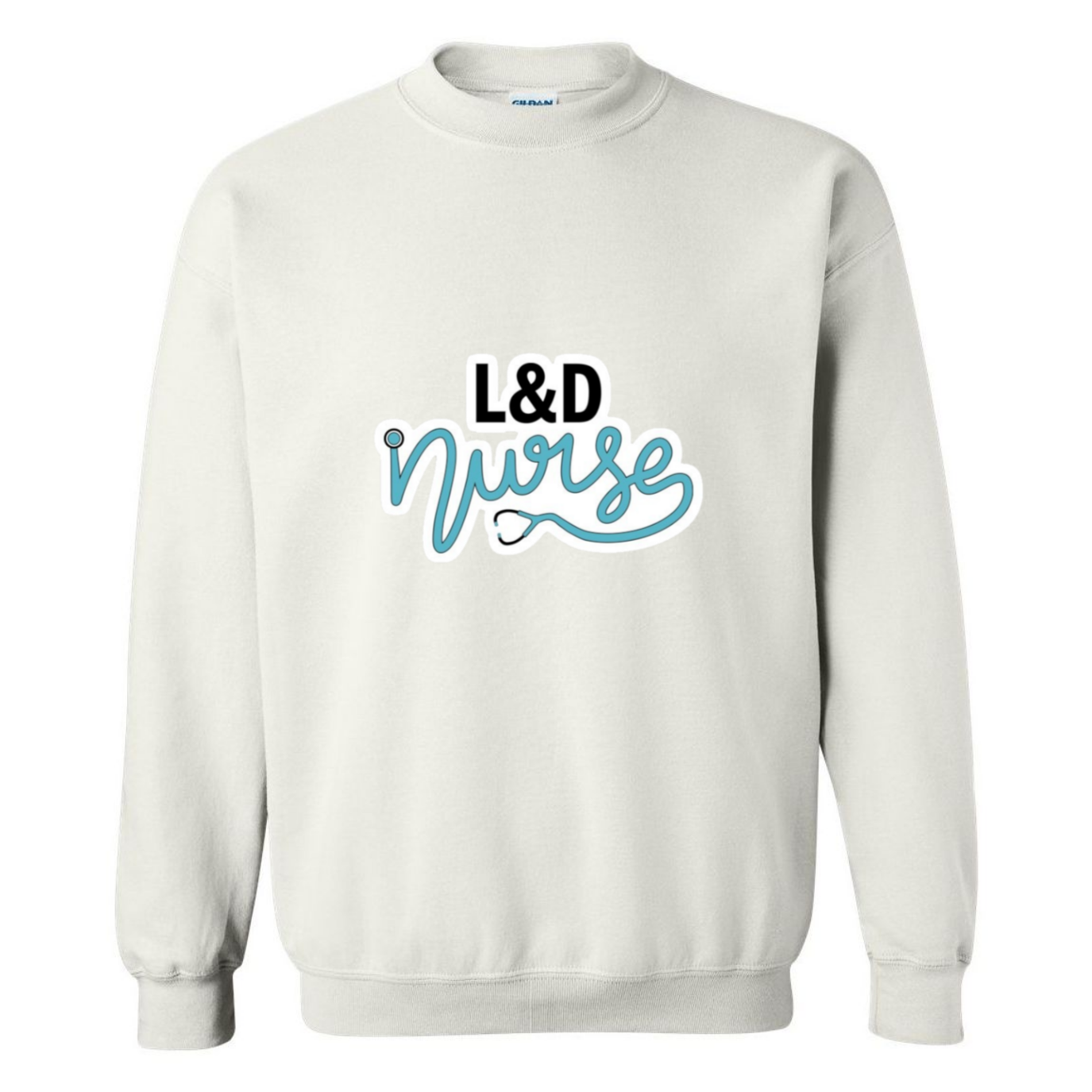 Labor & Delivery Stethos Design Crewneck Sweatshirt