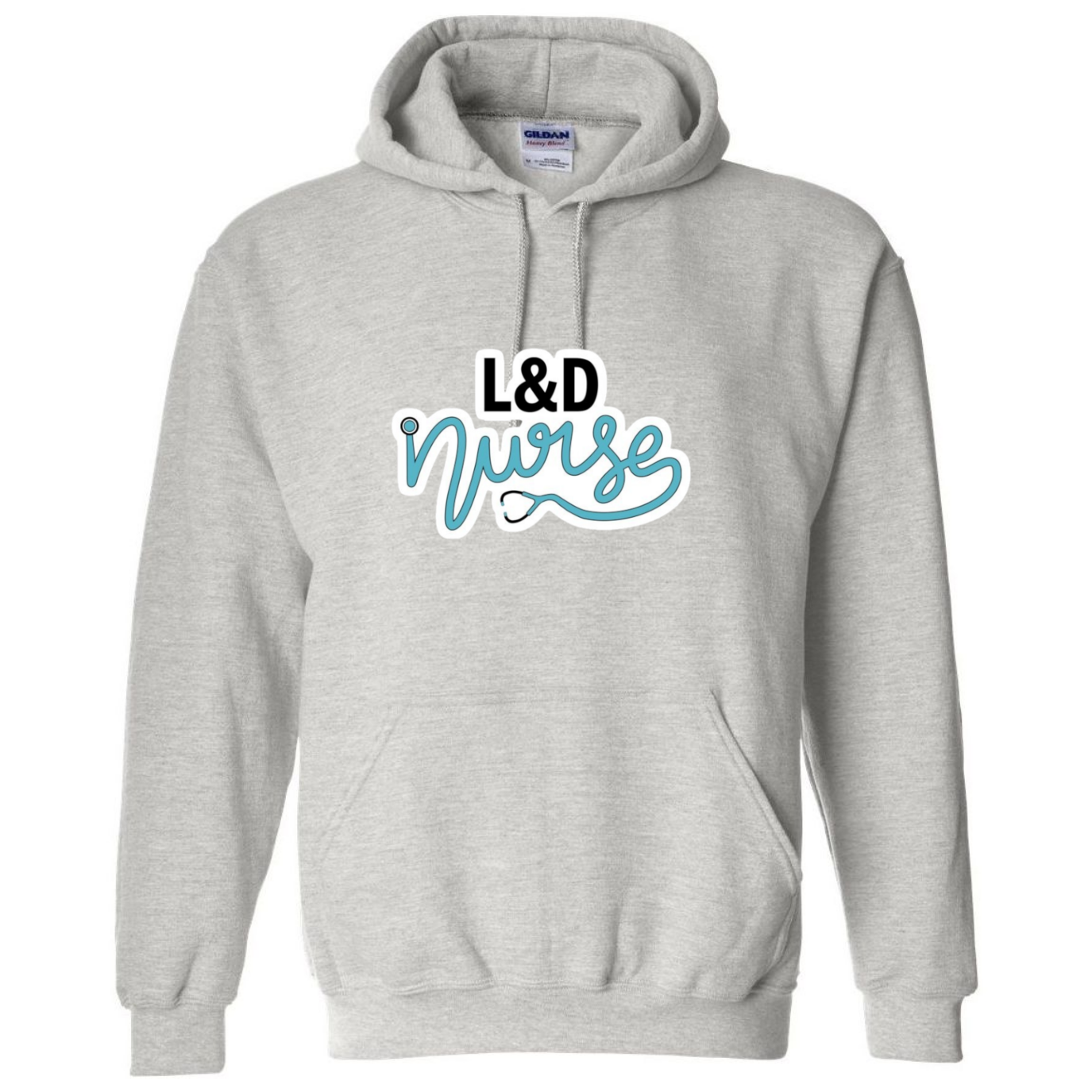 Labor & Delivery Stethos Design Hooded Sweatshirt