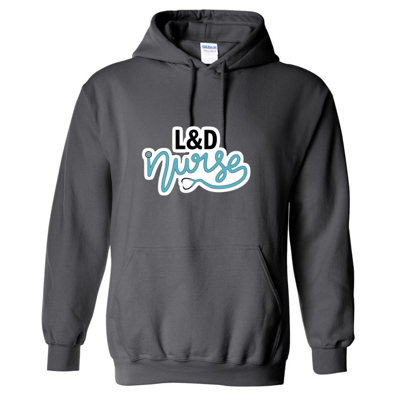 Labor & Delivery Stethos Design Hooded Sweatshirt