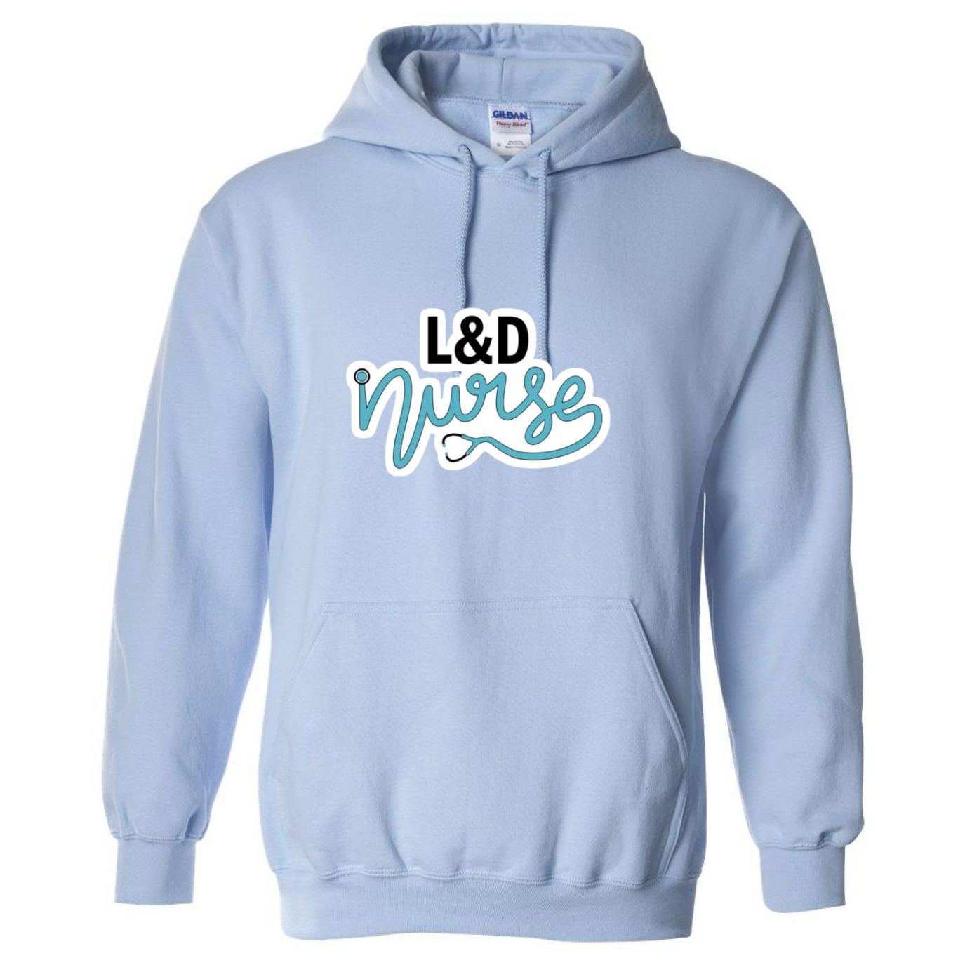 Labor & Delivery Stethos Design Hooded Sweatshirt