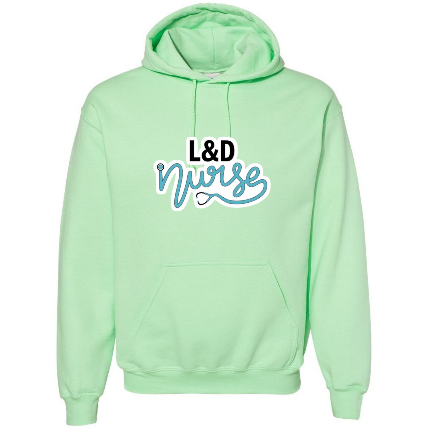 Labor & Delivery Stethos Design Hooded Sweatshirt