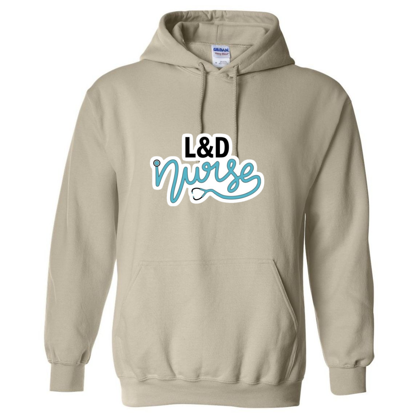 Labor & Delivery Stethos Design Hooded Sweatshirt