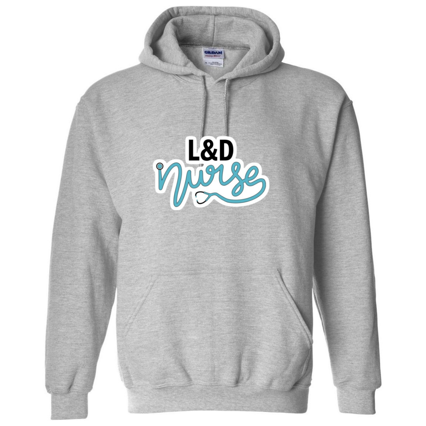 Labor & Delivery Stethos Design Hooded Sweatshirt