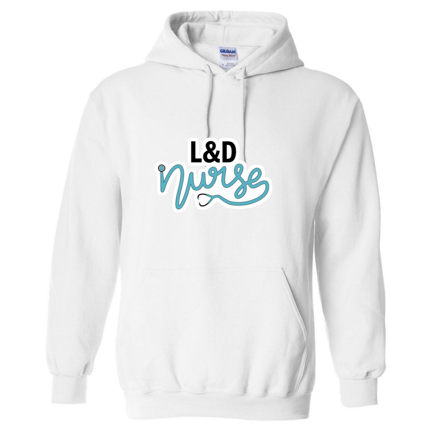 Labor & Delivery Stethos Design Hooded Sweatshirt