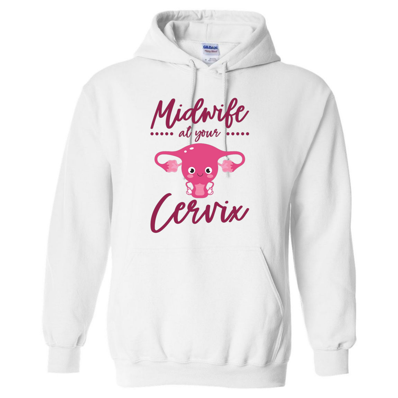 Midwife at your Cervix Hooded Sweatshirt