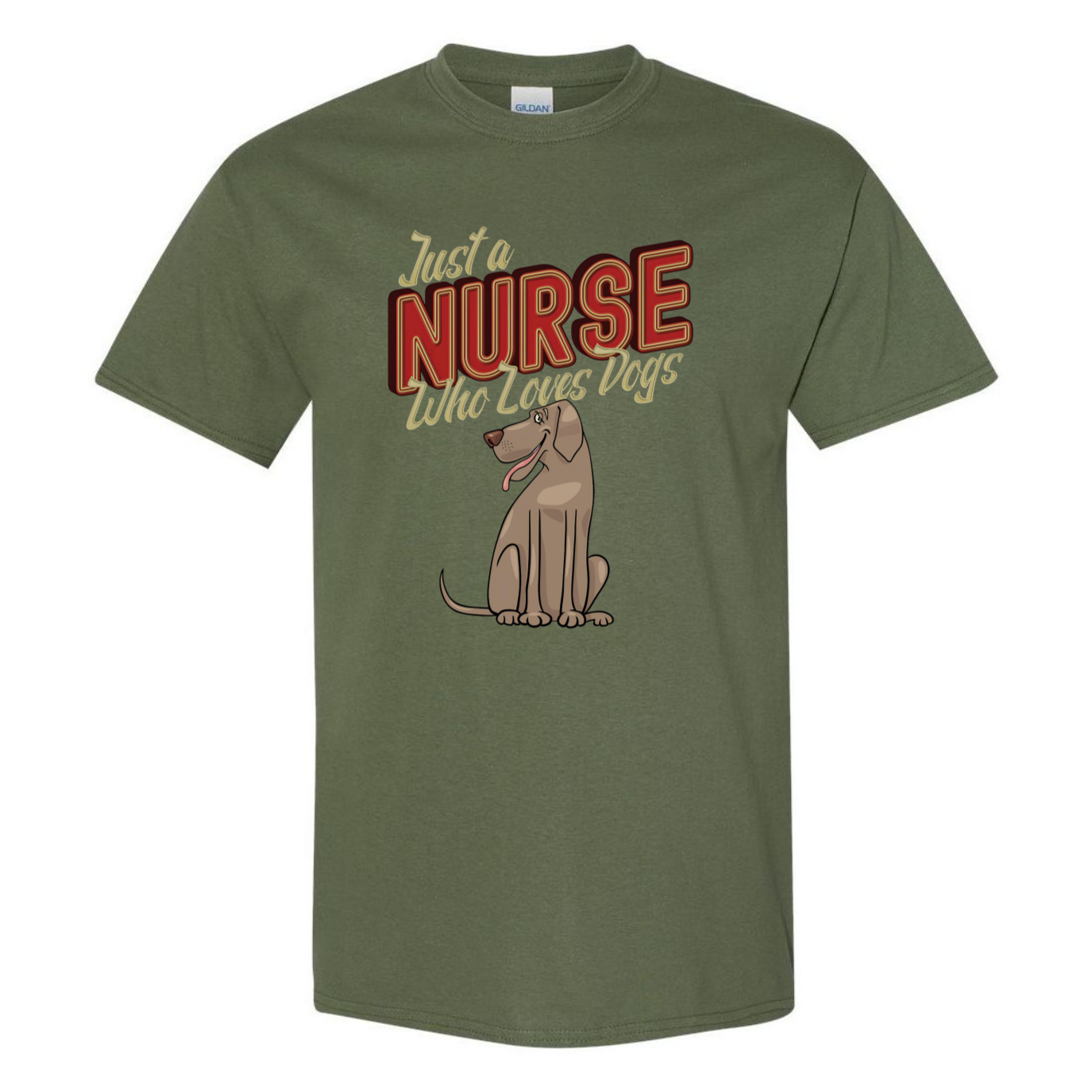 Nurses Love Dogs T-Shirt