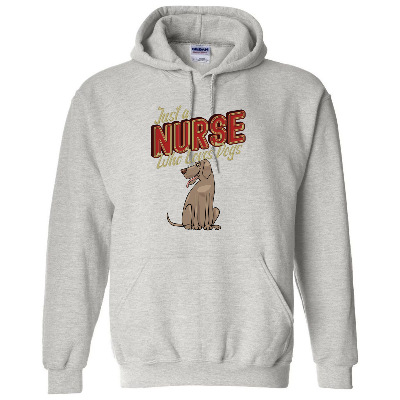 Nurses Love Dogs Hooded Sweatshirt