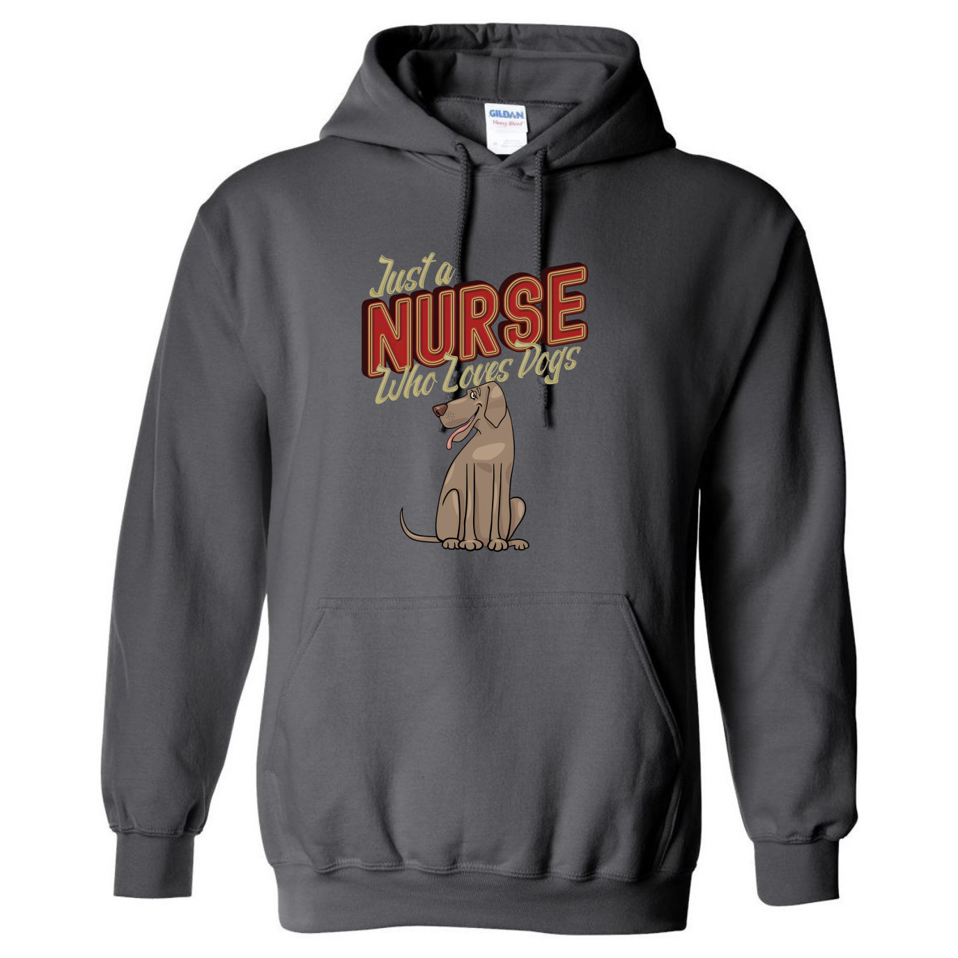 Nurses Love Dogs Hooded Sweatshirt