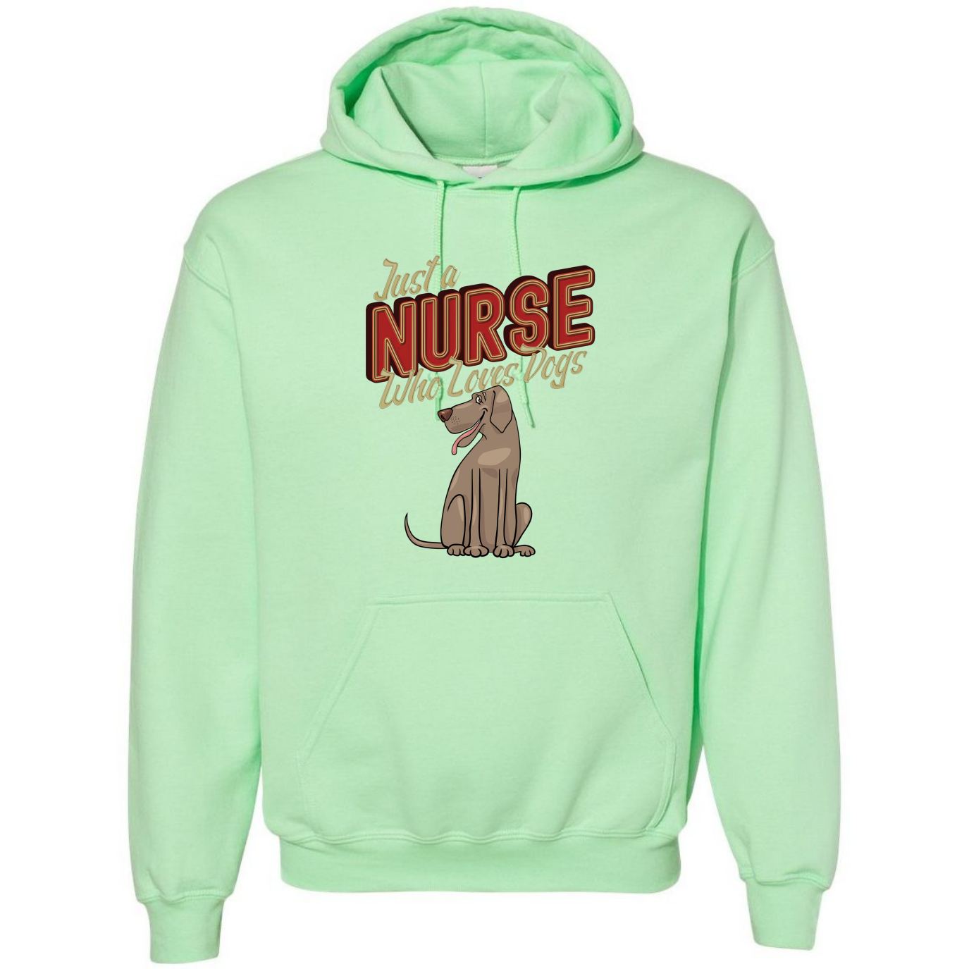 Nurses Love Dogs Hooded Sweatshirt