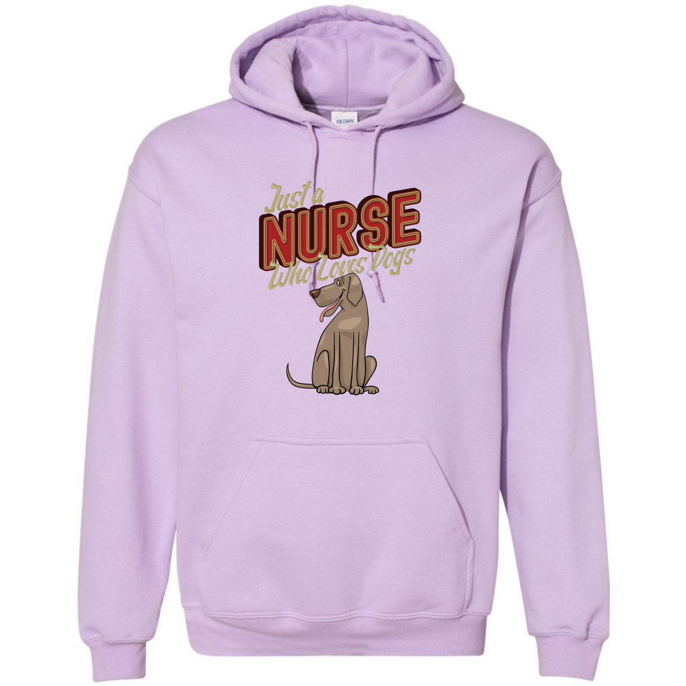 Nurses Love Dogs Hooded Sweatshirt