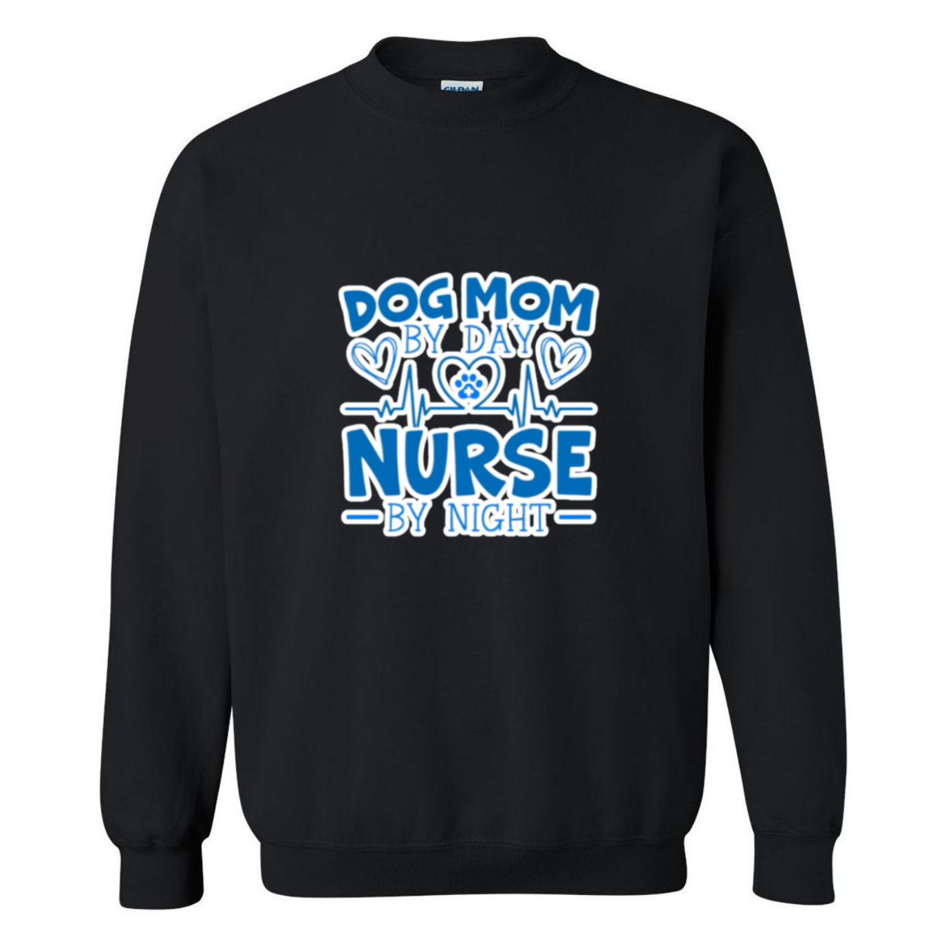 Dog Mom by Day Crewneck Sweatshirt
