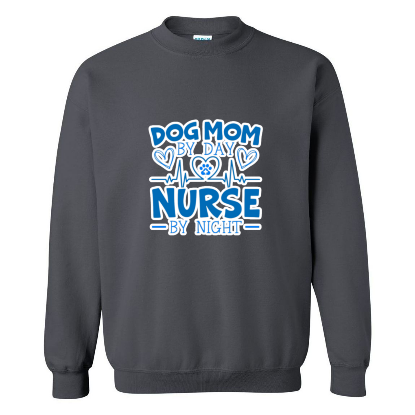 Dog Mom by Day Crewneck Sweatshirt
