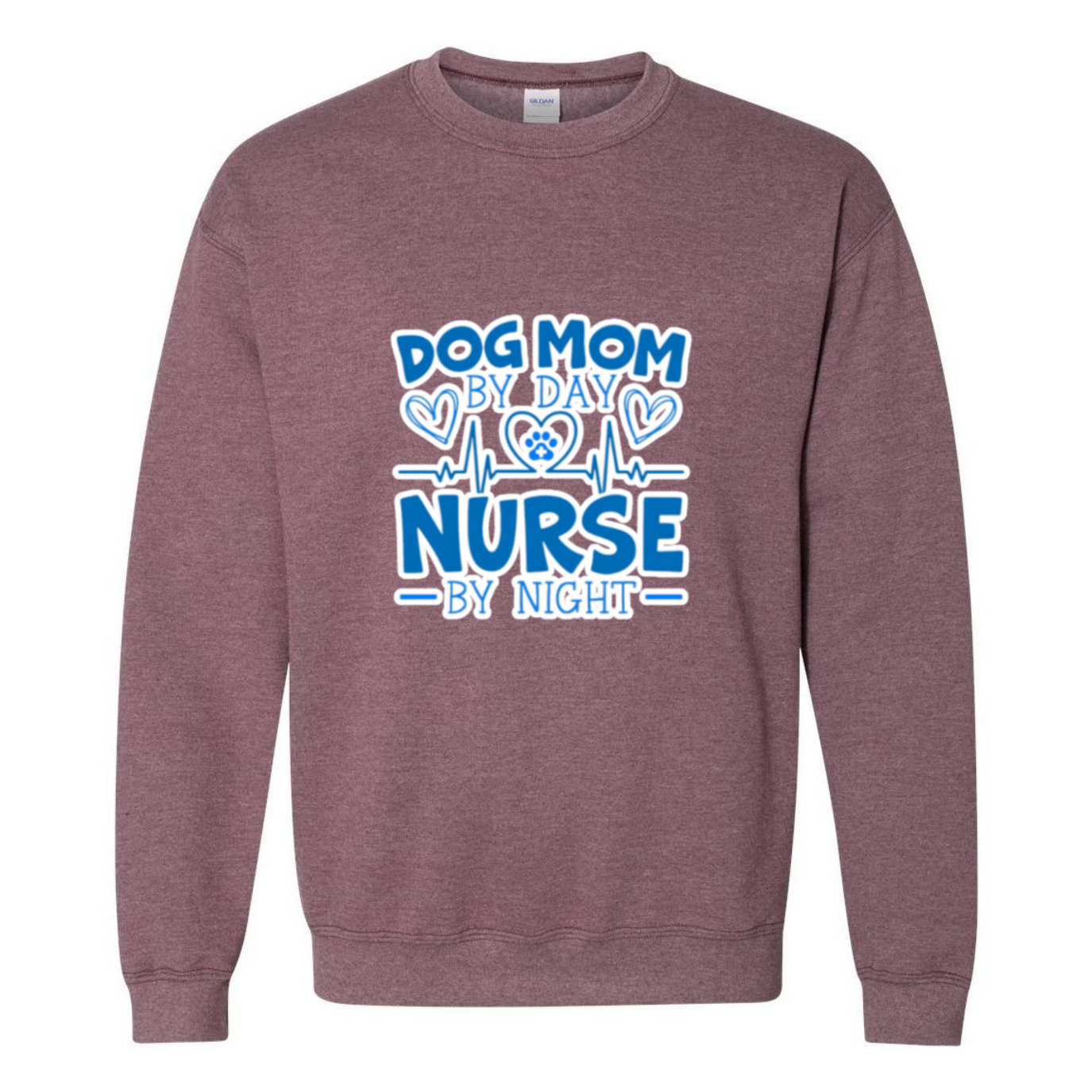 Dog Mom by Day Crewneck Sweatshirt