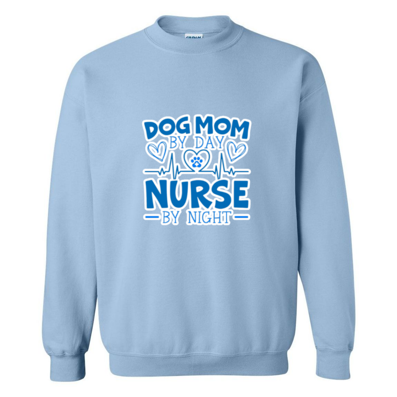 Dog Mom by Day Crewneck Sweatshirt