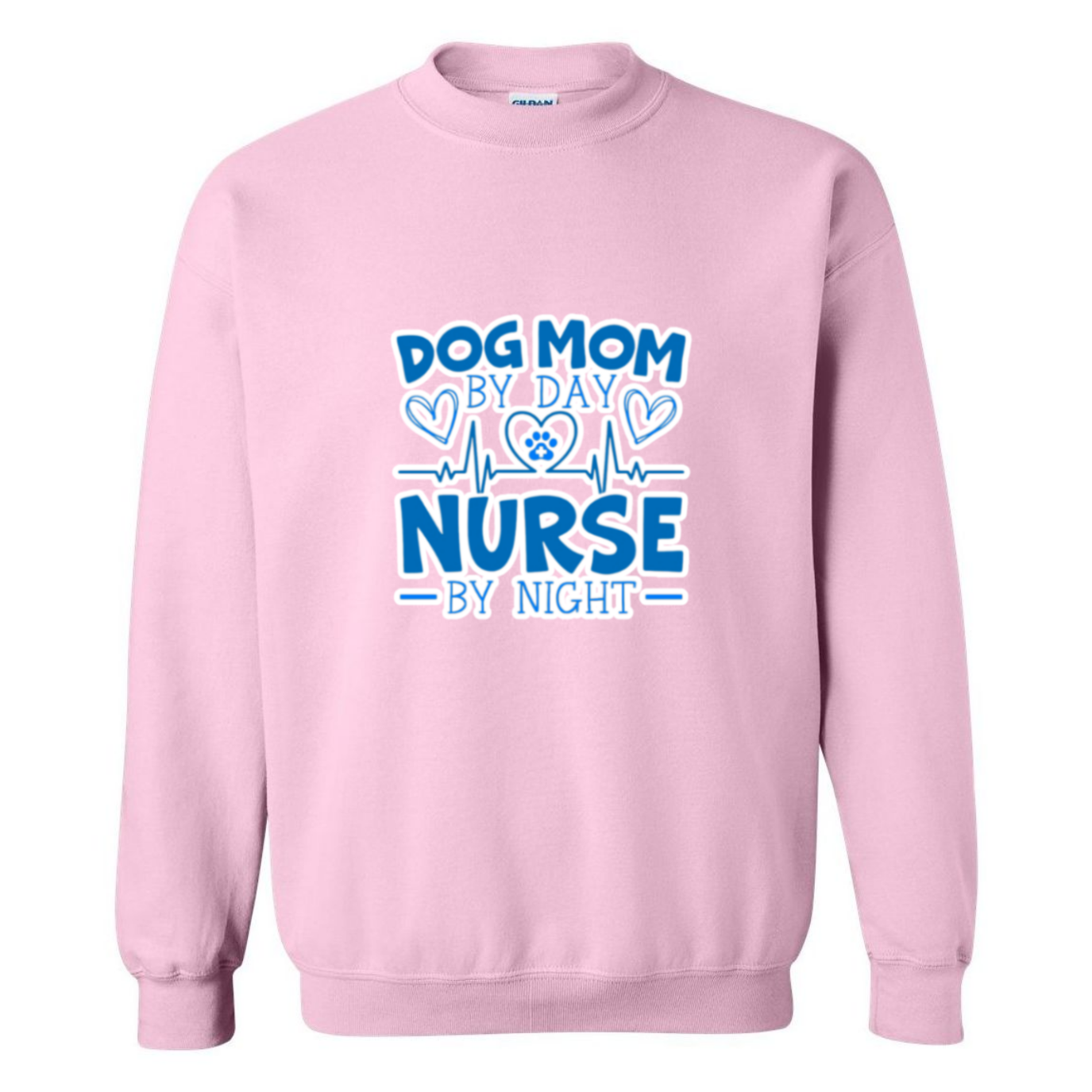 Dog Mom by Day Crewneck Sweatshirt
