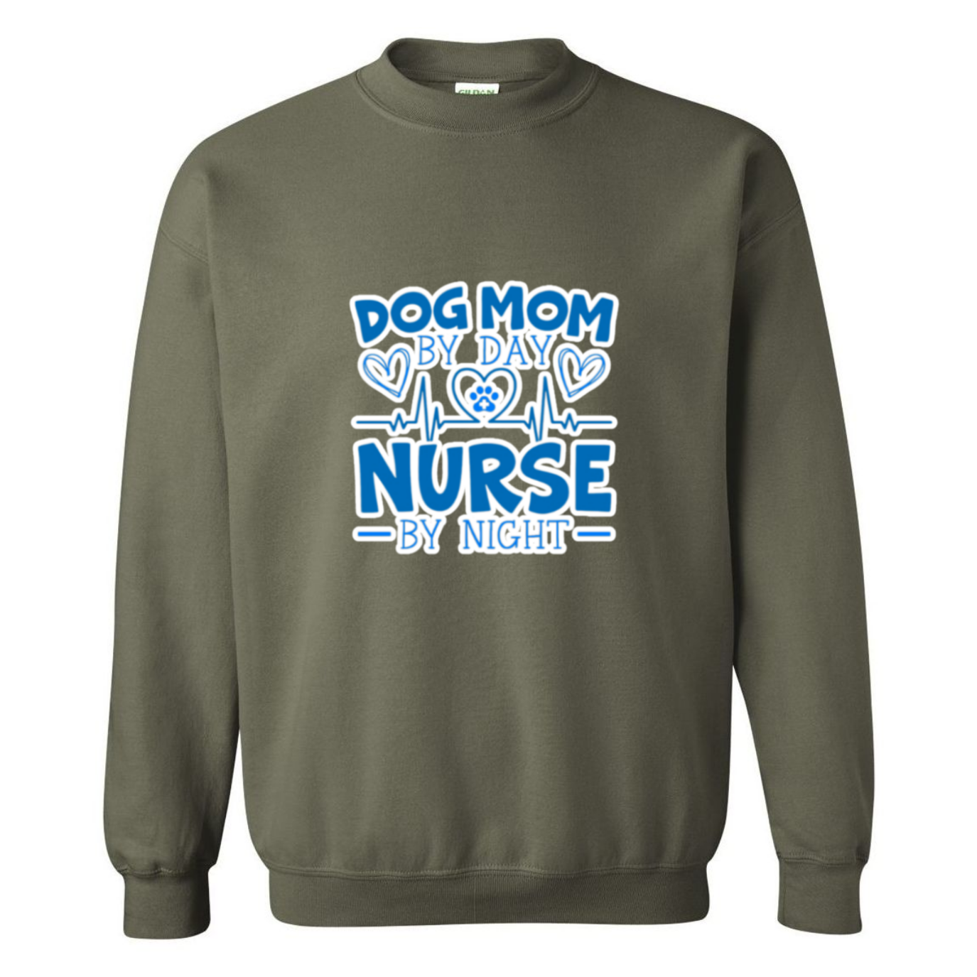 Dog Mom by Day Crewneck Sweatshirt