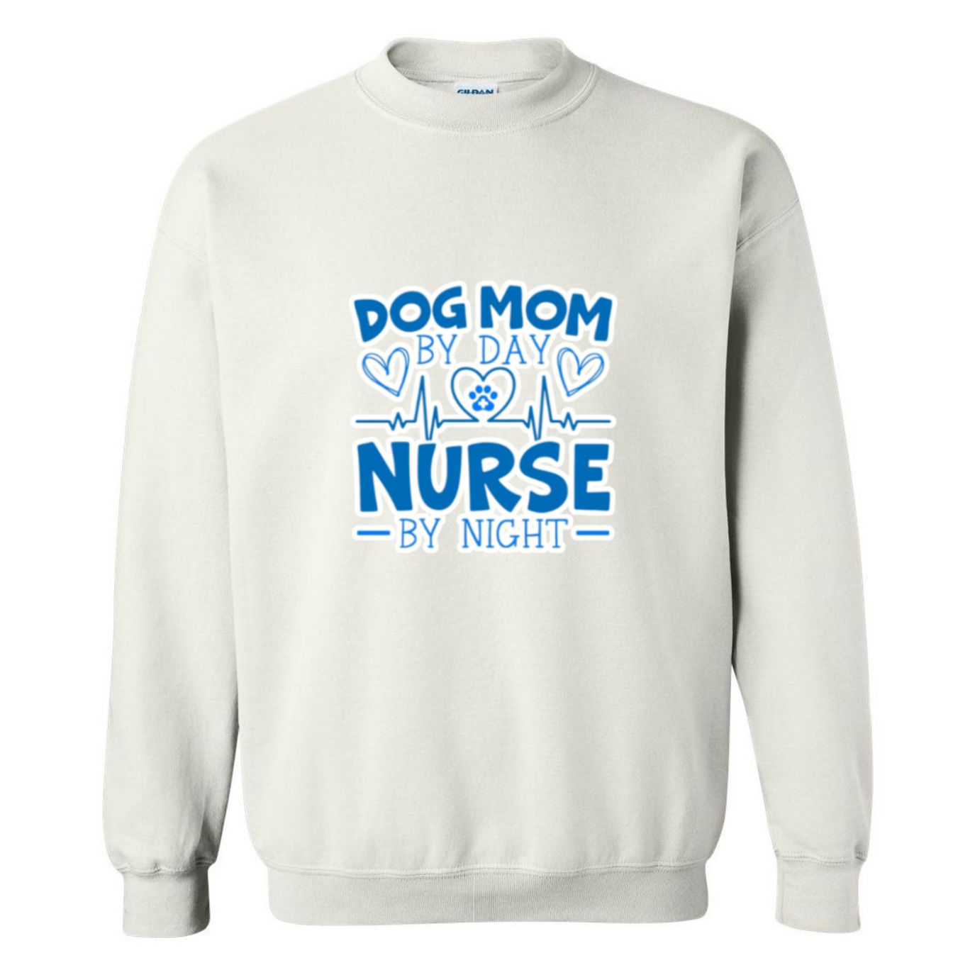 Dog Mom by Day Crewneck Sweatshirt