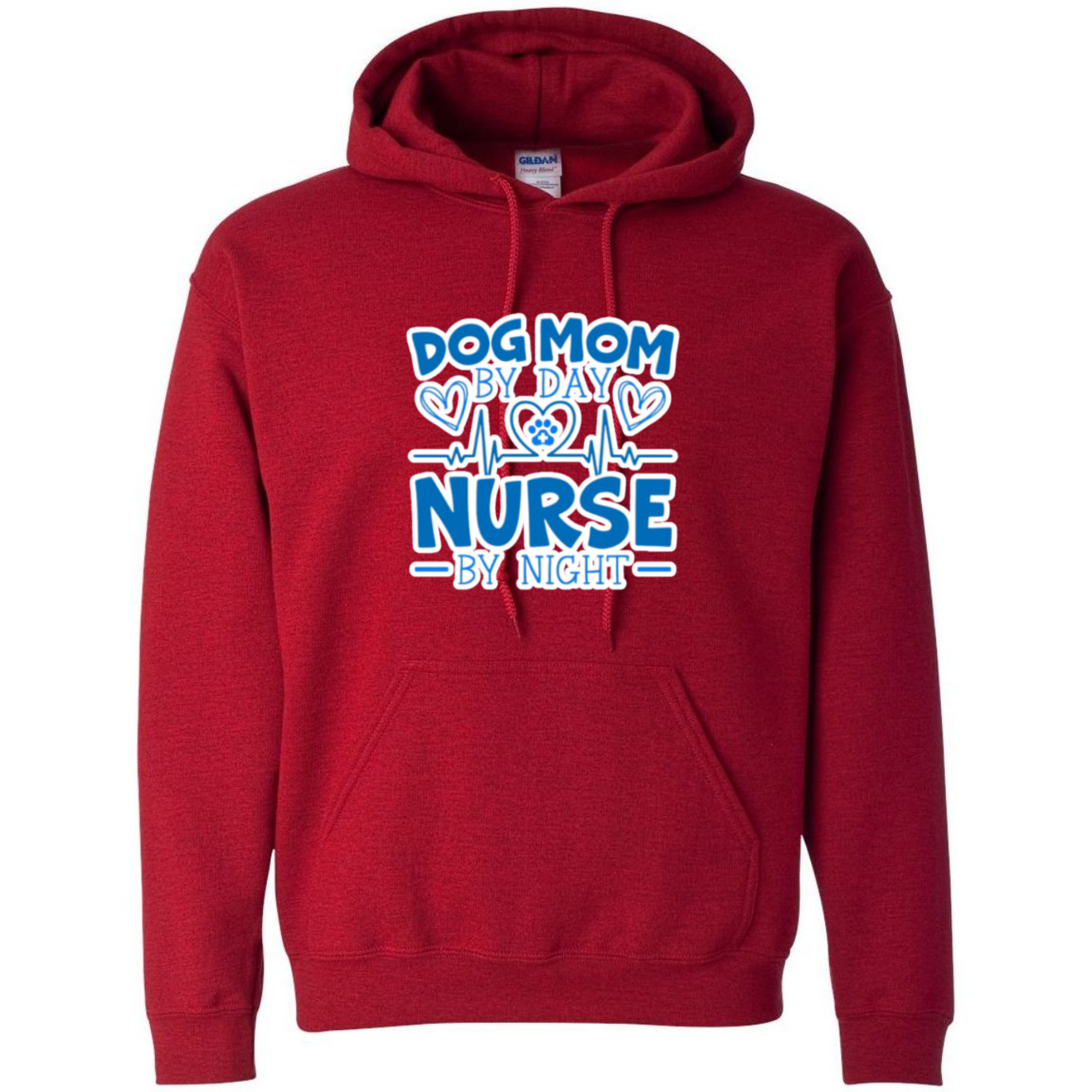 Dog Mom by Day Hooded Sweatshirt