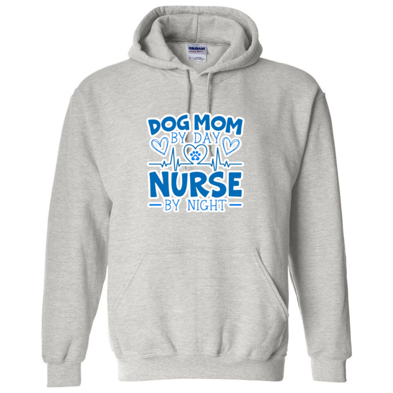 Dog Mom by Day Hooded Sweatshirt
