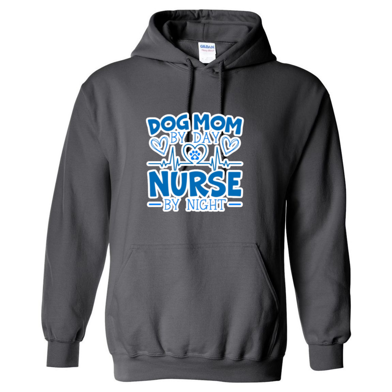Dog Mom by Day Hooded Sweatshirt