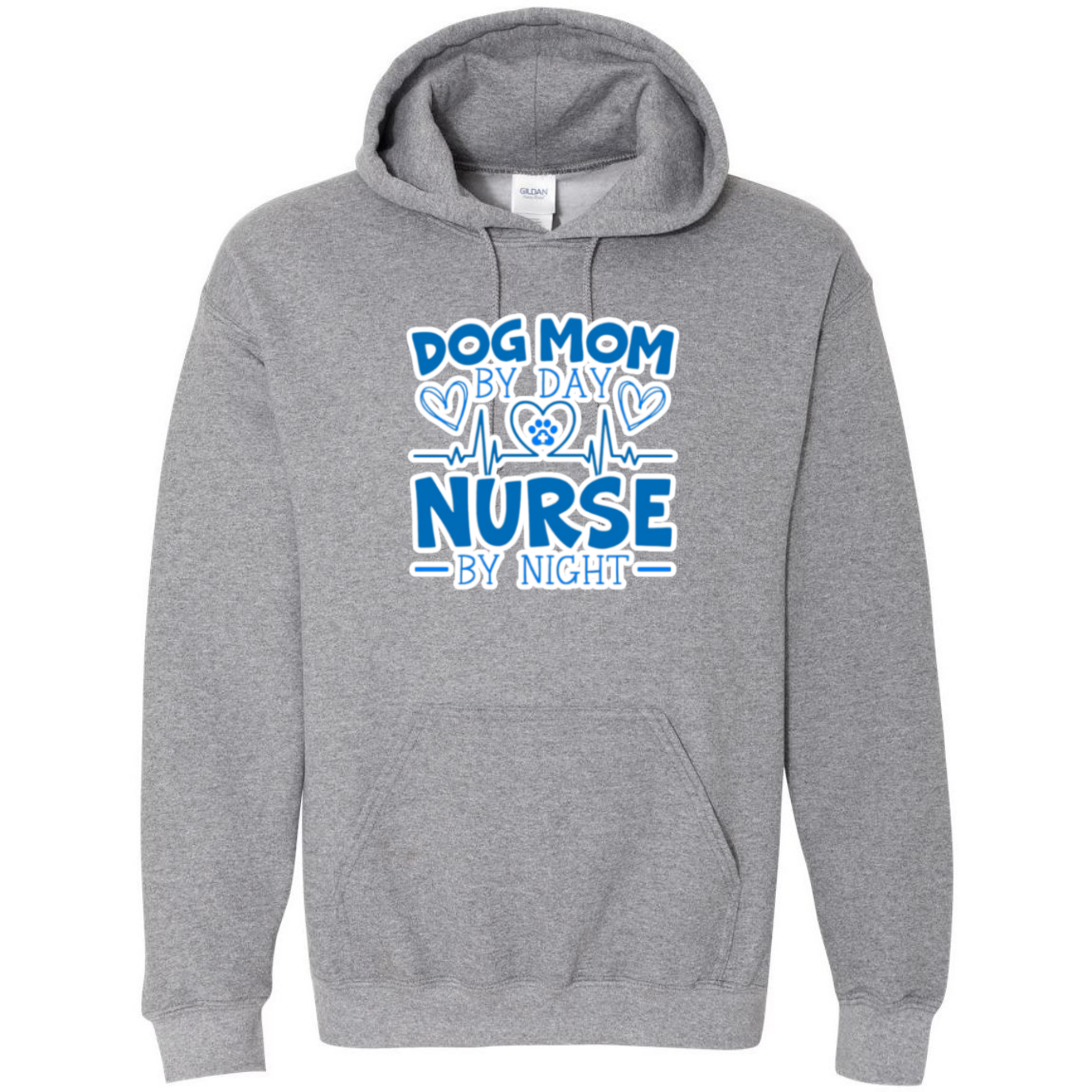 Dog Mom by Day Hooded Sweatshirt