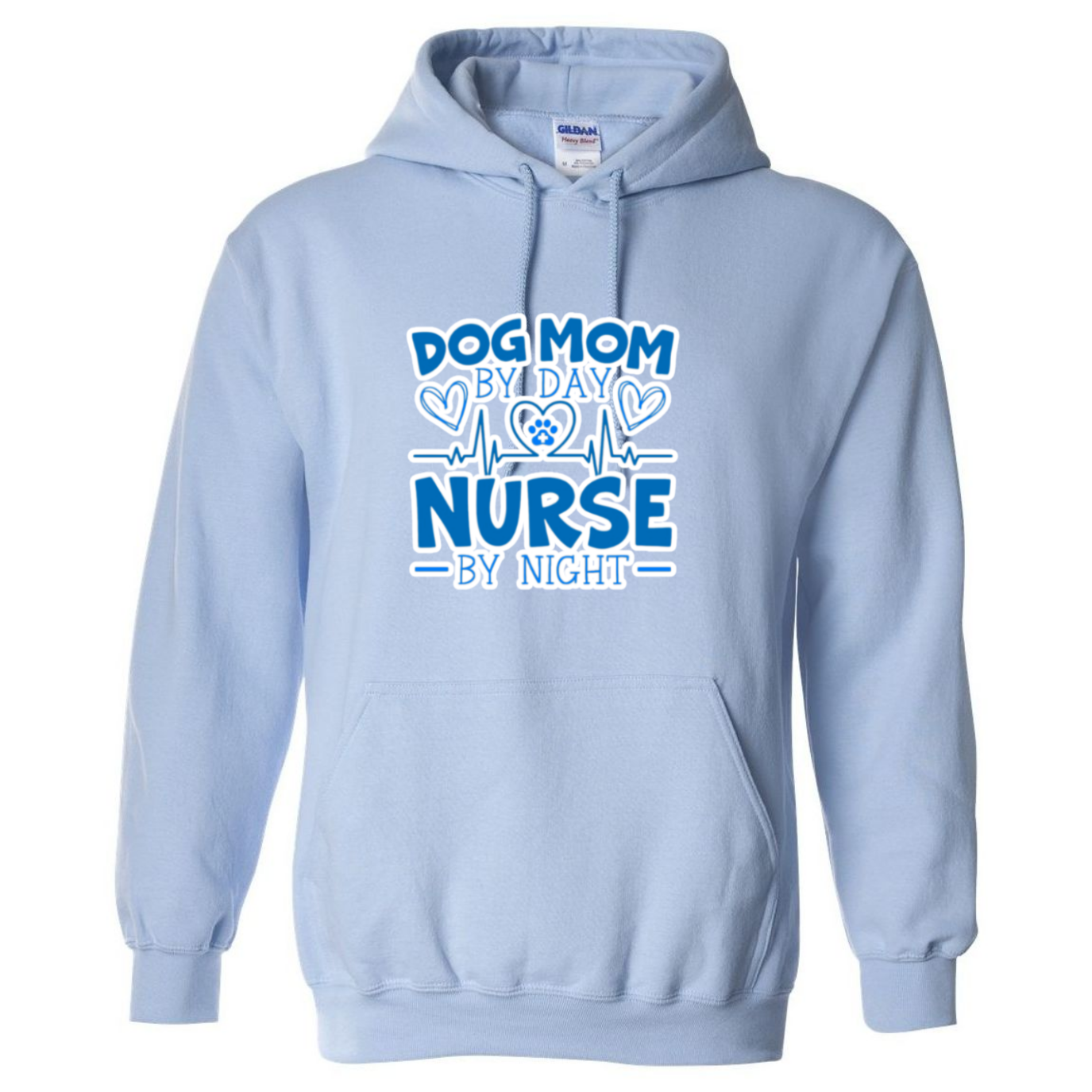 Dog Mom by Day Hooded Sweatshirt