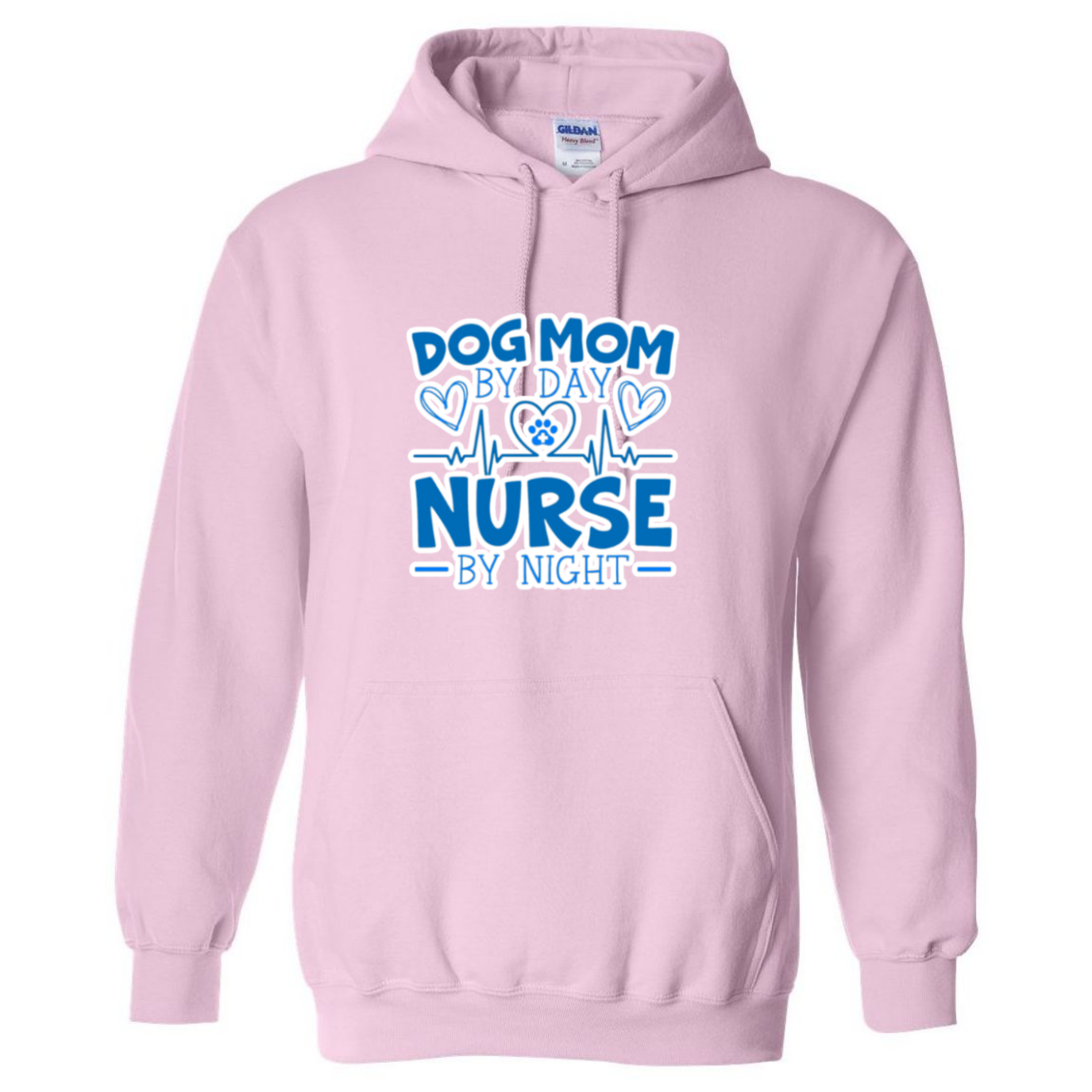 Dog Mom by Day Hooded Sweatshirt