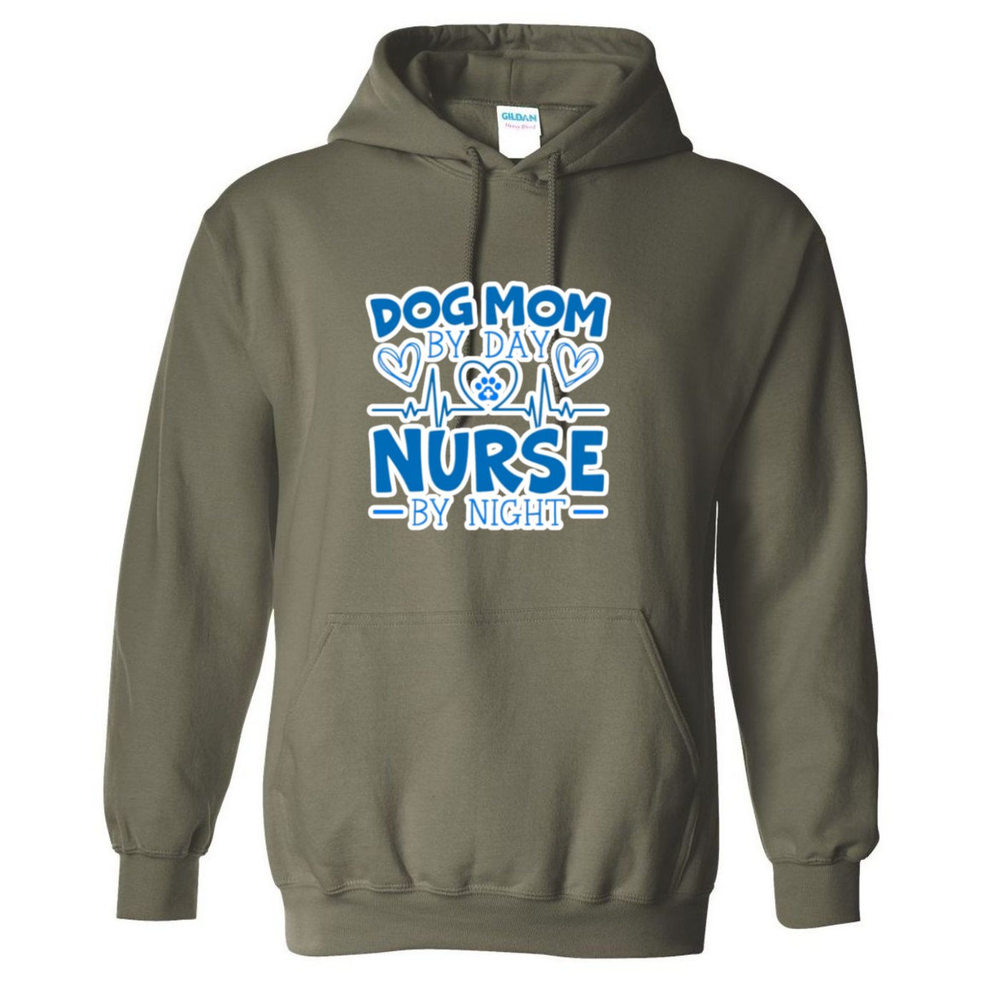 Dog Mom by Day Hooded Sweatshirt