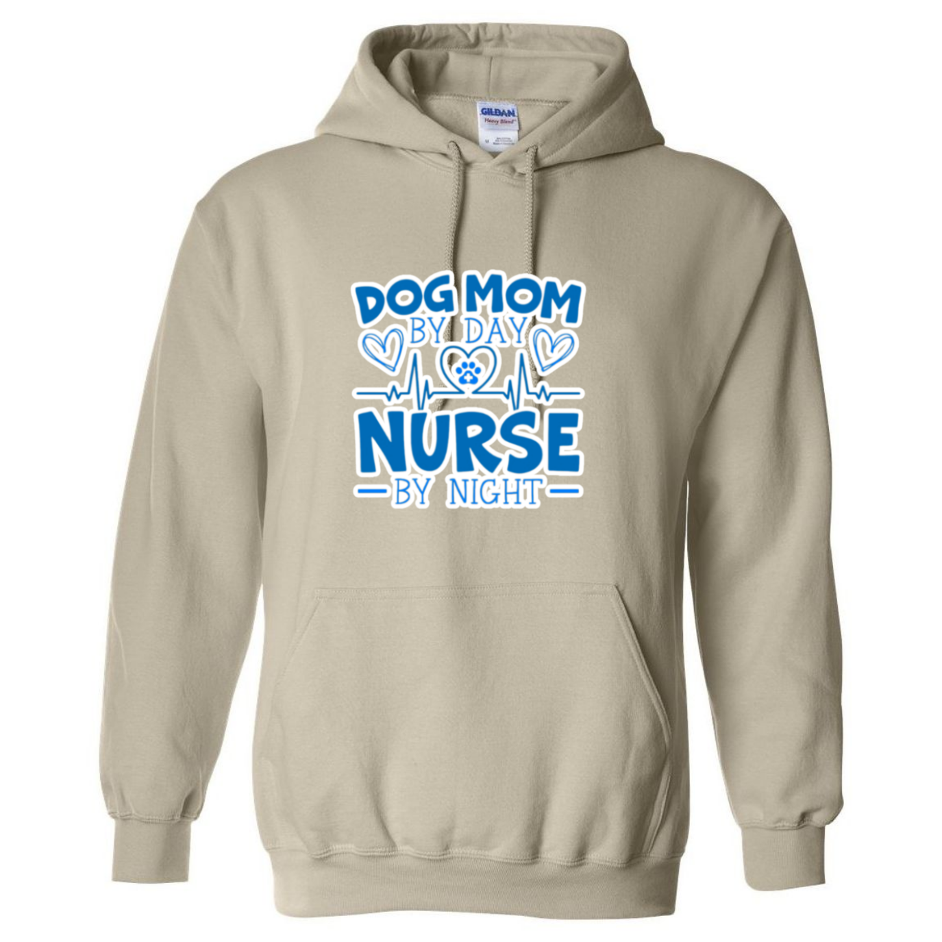 Dog Mom by Day Hooded Sweatshirt