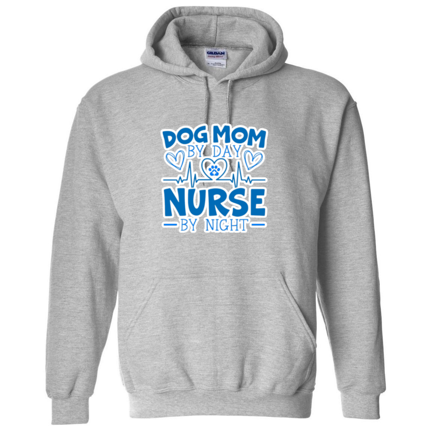 Dog Mom by Day Hooded Sweatshirt