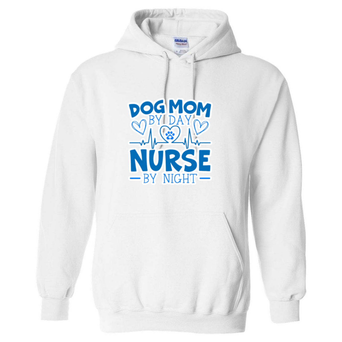 Dog Mom by Day Hooded Sweatshirt