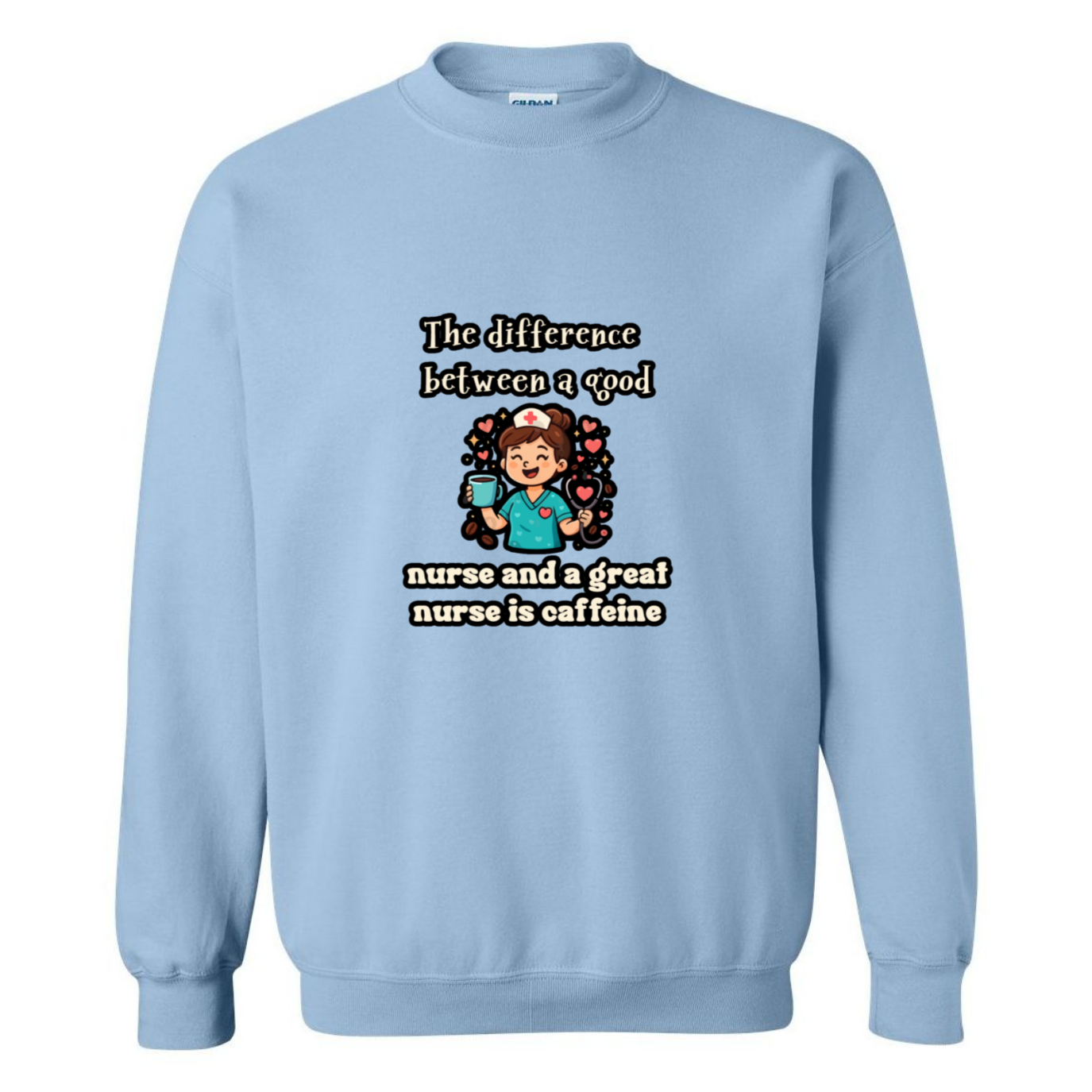 Caffeine Difference Crewneck Sweatshirt