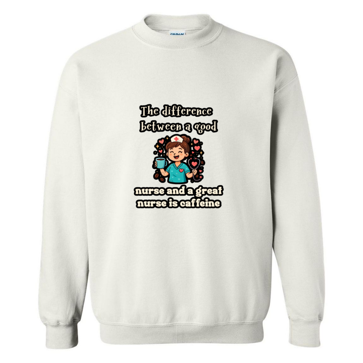 Caffeine Difference Crewneck Sweatshirt