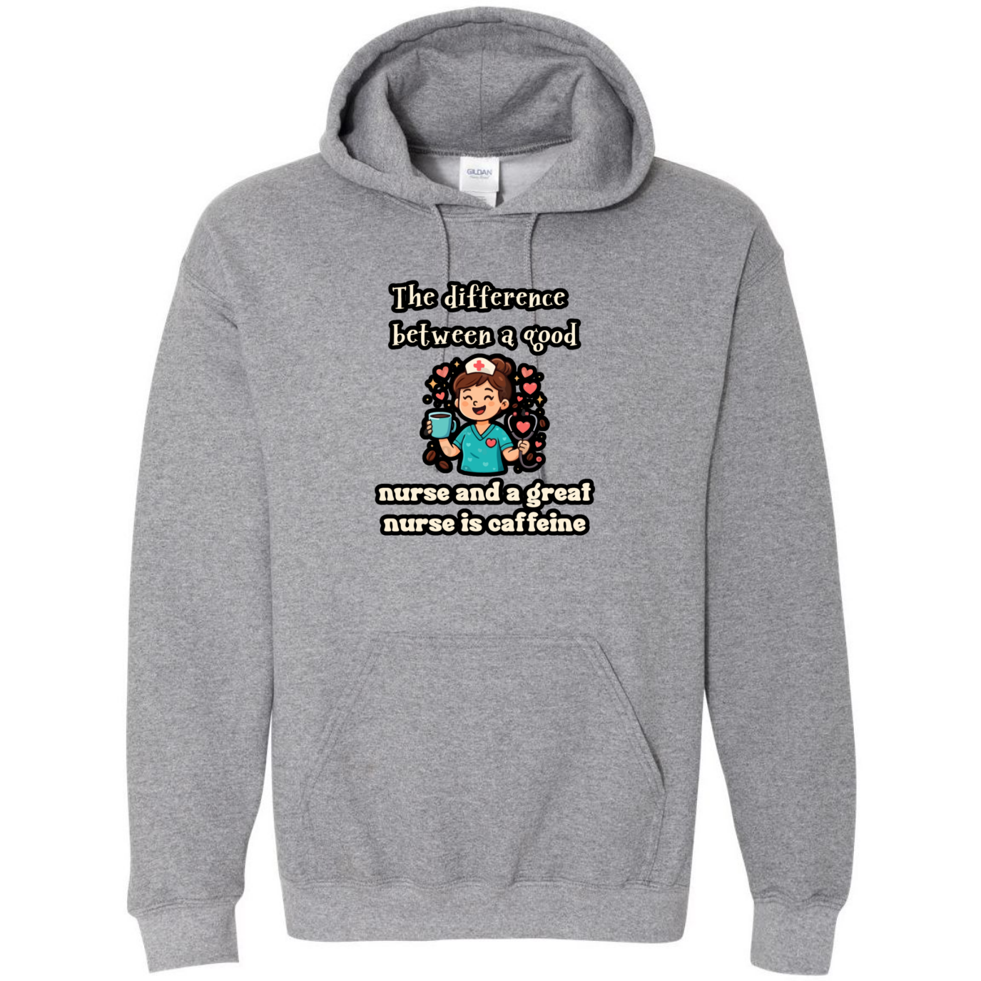 Caffeine Difference Hooded Sweatshirt