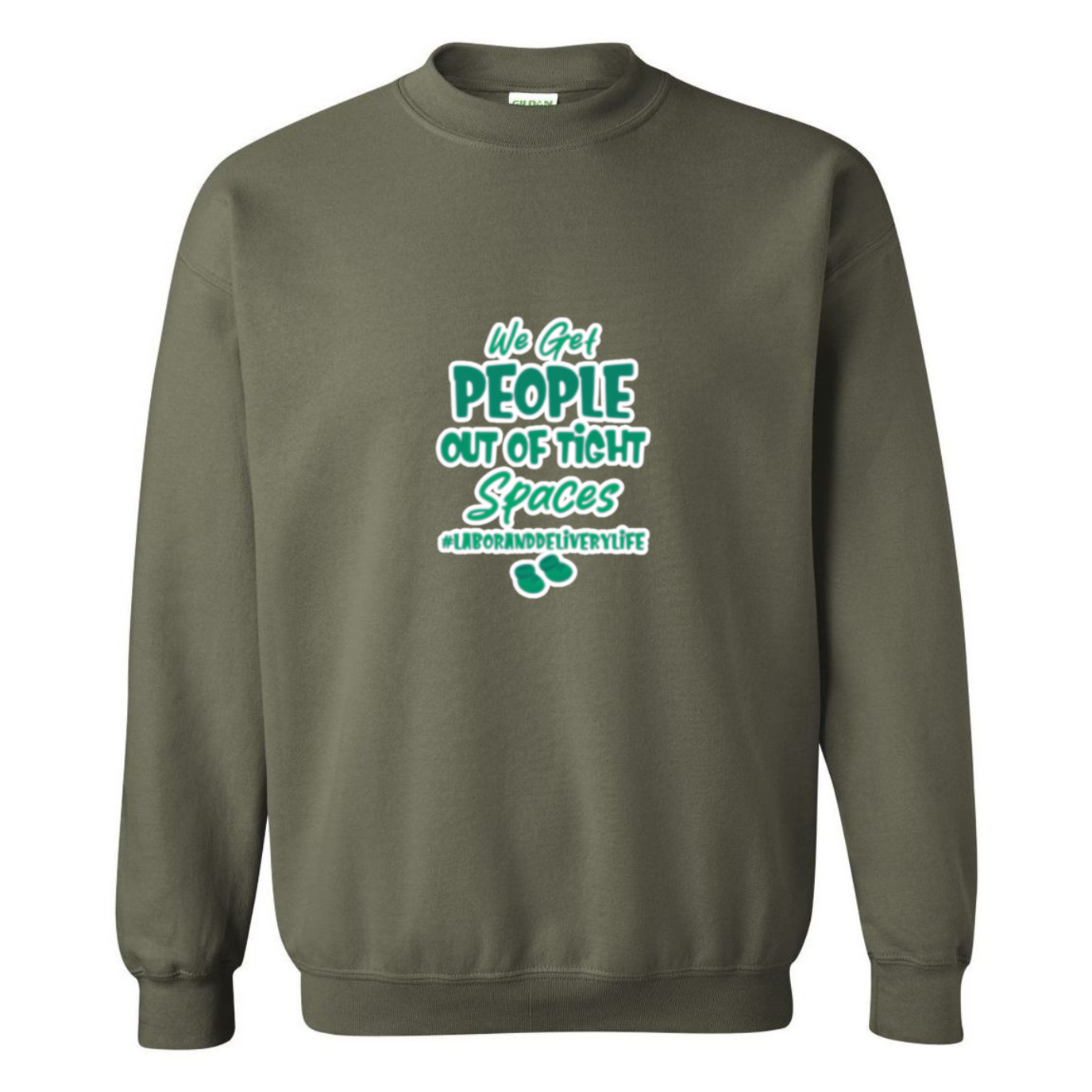 Out of Tight Spaces Crewneck Sweatshirt