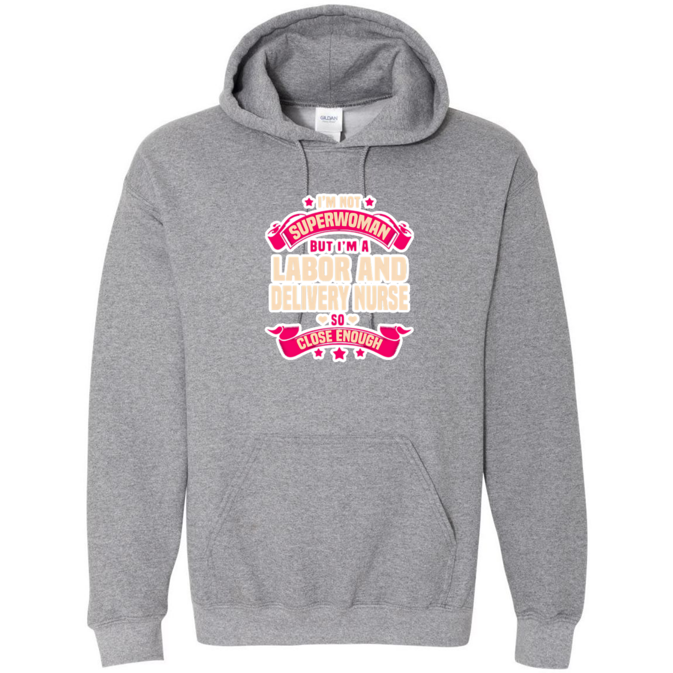 Not Superwoman, L&D Hooded Sweatshirt