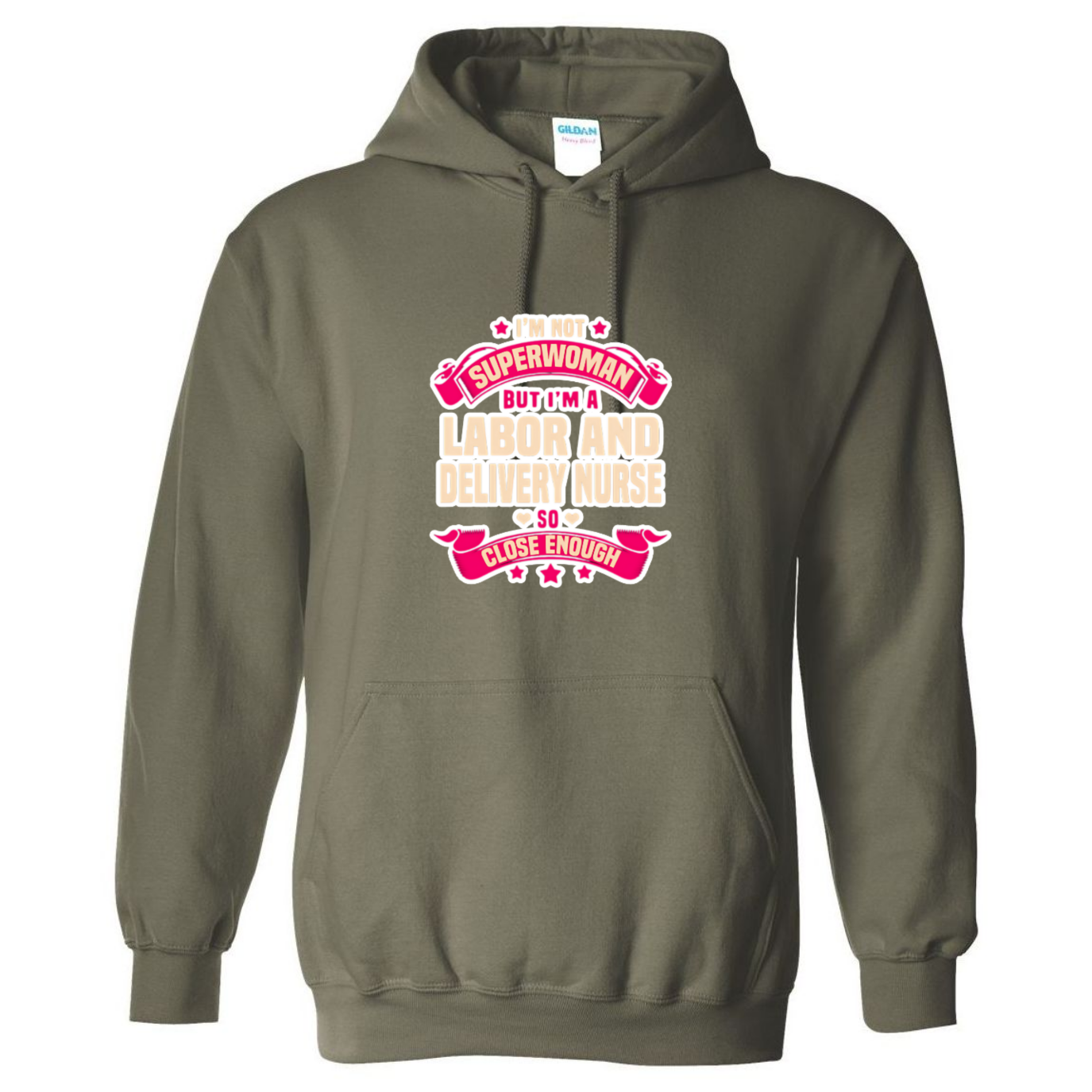Not Superwoman, L&D Hooded Sweatshirt