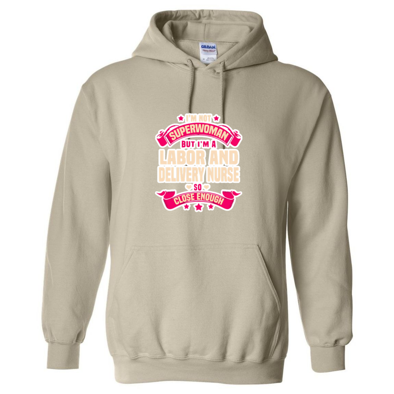 Not Superwoman, L&D Hooded Sweatshirt