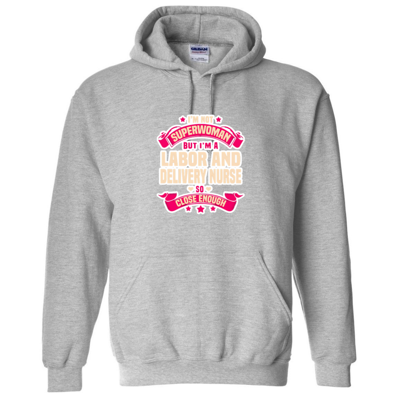 Not Superwoman, L&D Hooded Sweatshirt
