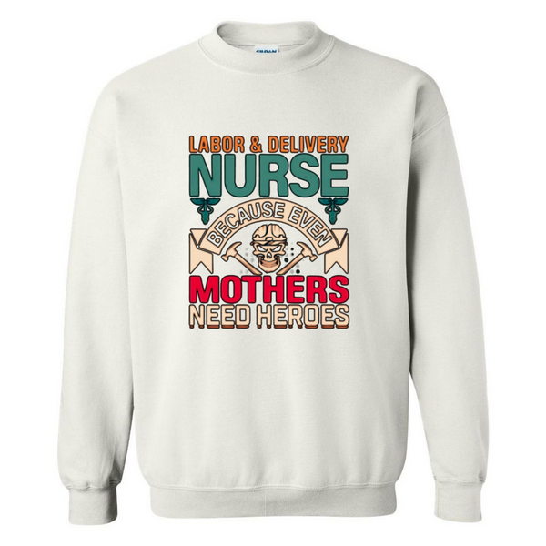 Mothers Need Heroes Crewneck Sweatshirt