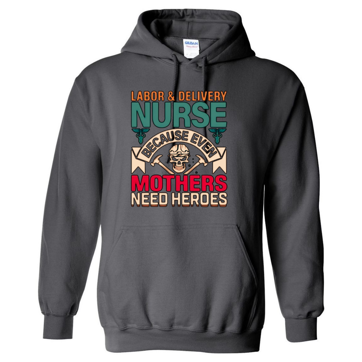 Mothers Need Heroes Hooded Sweatshirt